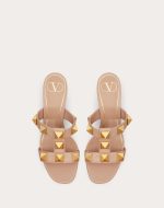 ROMAN STUD CALFSKIN SLIDE SANDAL 60 MM - Image 4